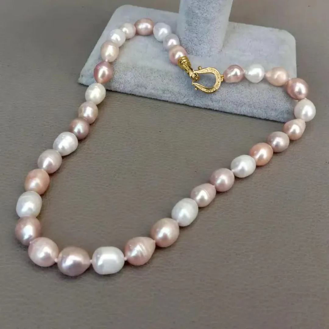Blush Tides Pearl Necklace