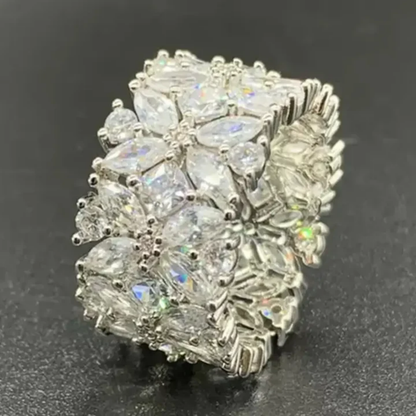 Eternal Frost Blossom Ring