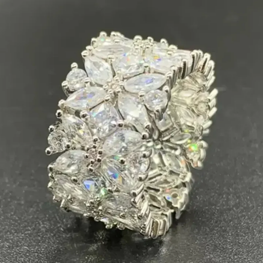 Eternal Frost Blossom Ring