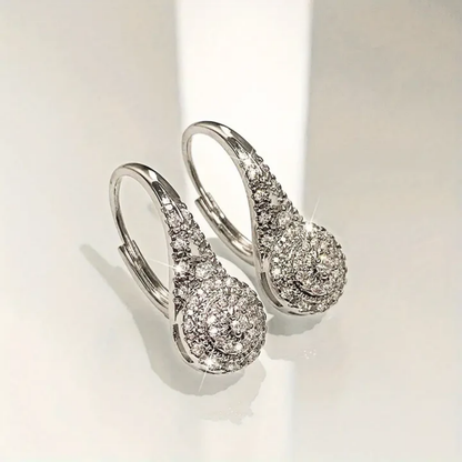 Eternal Spark Teardrop Earrings
