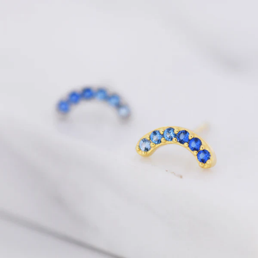 Azure Horizon Studs