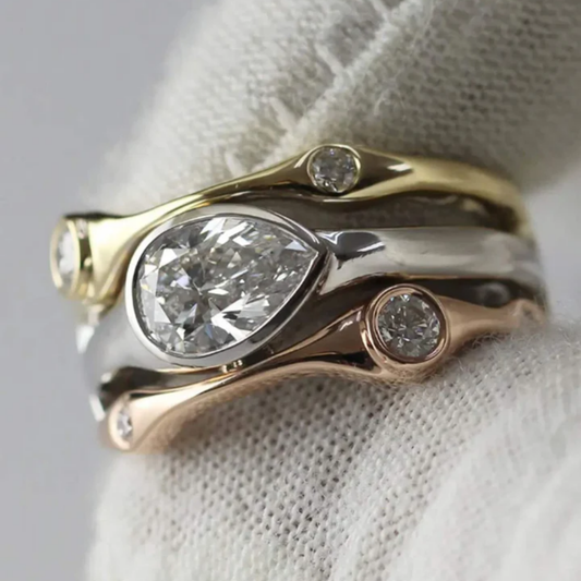 Trinity Flow Diamond Ring