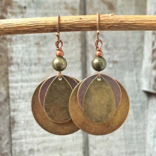 Rustic Bronze Harmony Earrings