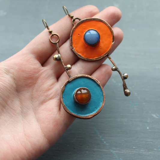 Solar Horizon Boho Earrings