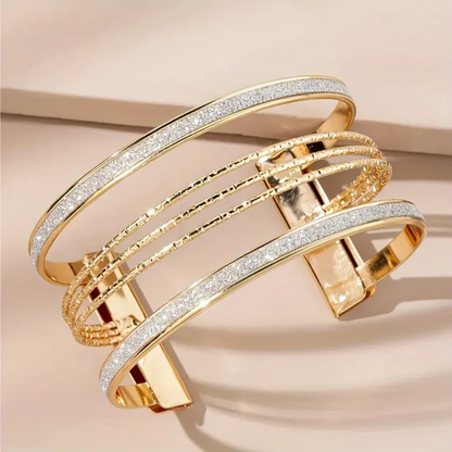 Radiant Horizon Gold Bracelet
