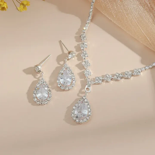 Eternal Teardrop Crystal Set