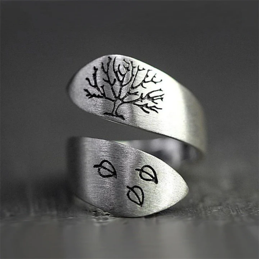 Vintage Silver Forest Ring
