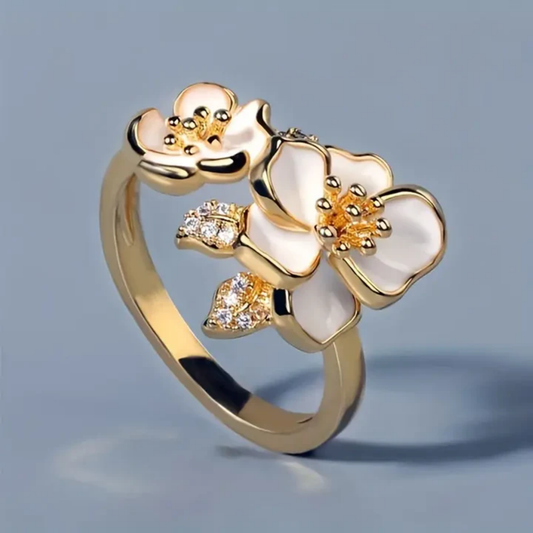Enchanted Blossom Flower Ring