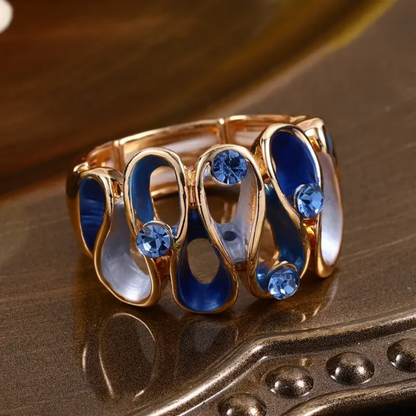 Ocean’s Whisper Crystal Ring