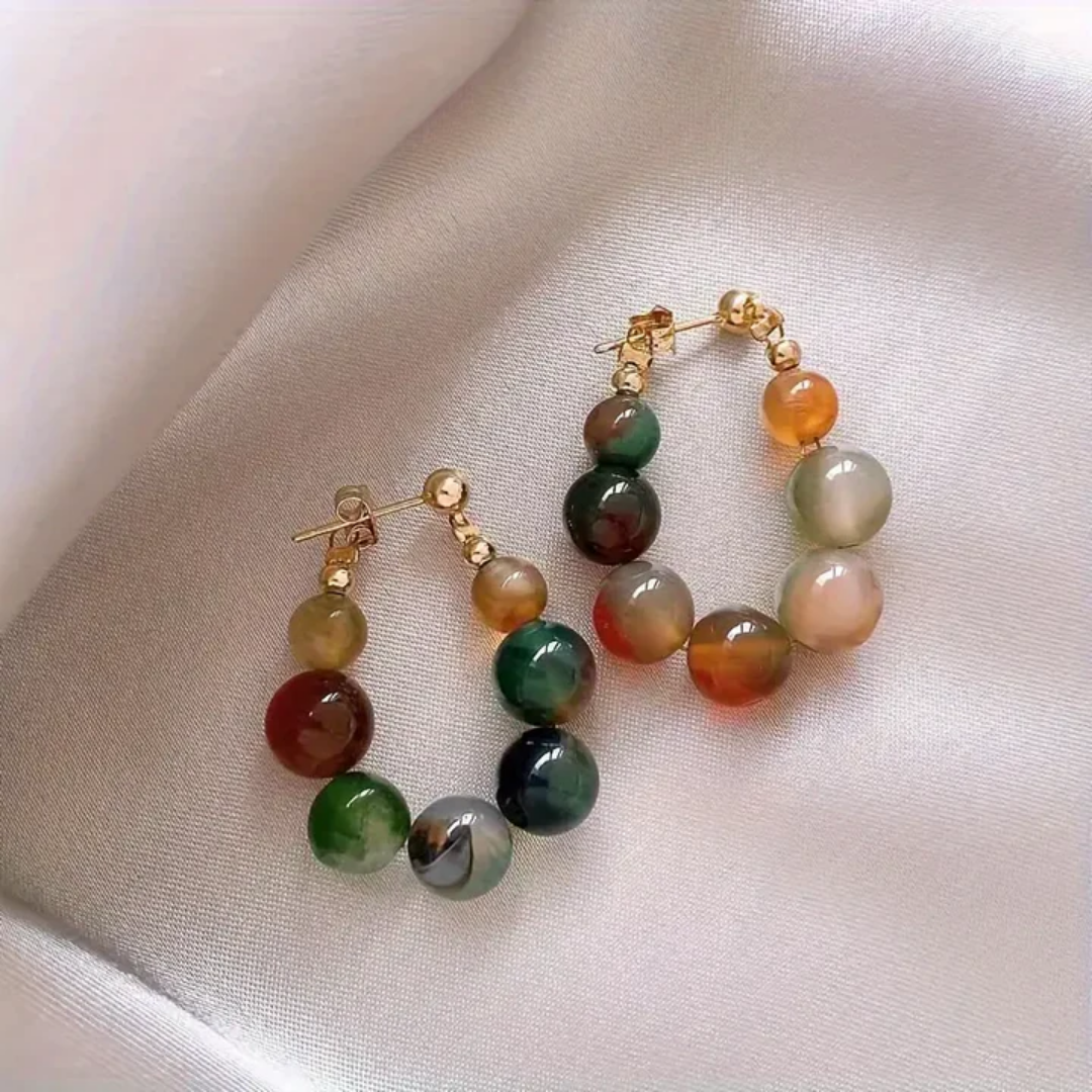 Nature’s Harmony Gemstone Earrings