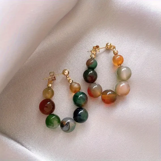 Nature’s Harmony Gemstone Earrings