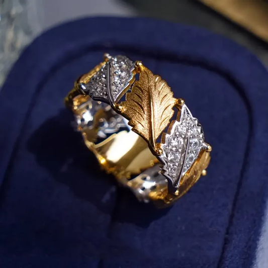 Enchanted Leaf Harmony Ring