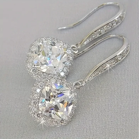 Starlit Crystal Drop Earrings