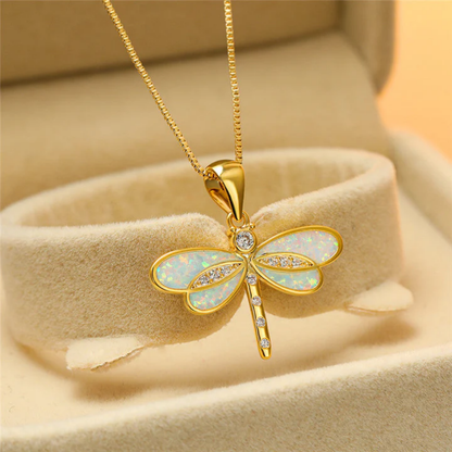 Celestial Dragonfly Necklace