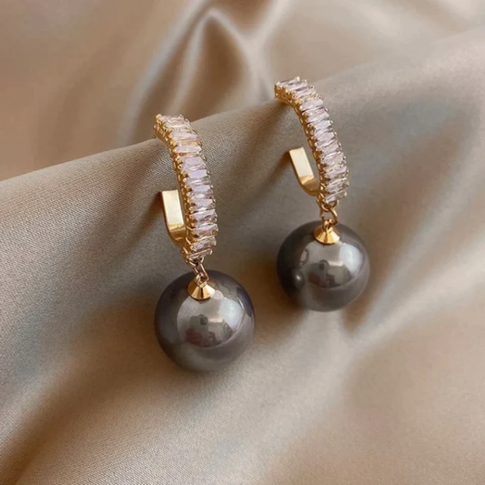 Twilight Glow Pearl Earrings
