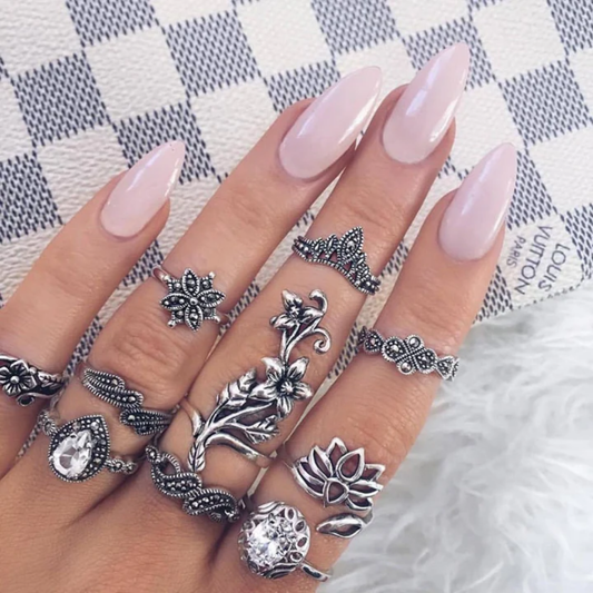 Enchanted Bloom Ring Set