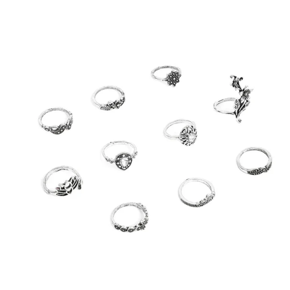Enchanted Bloom Ring Set