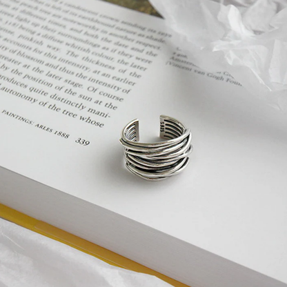 Twisted Silver Horizon Ring