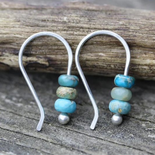 Ocean Breeze Beaded Earrings