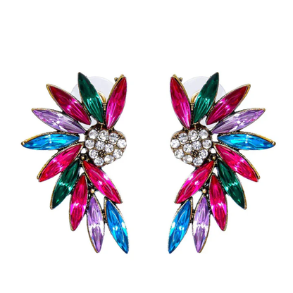 Radiant Bloom Heart Earrings