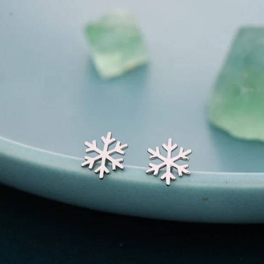 Winter’s Whisper Snowflake Earrings