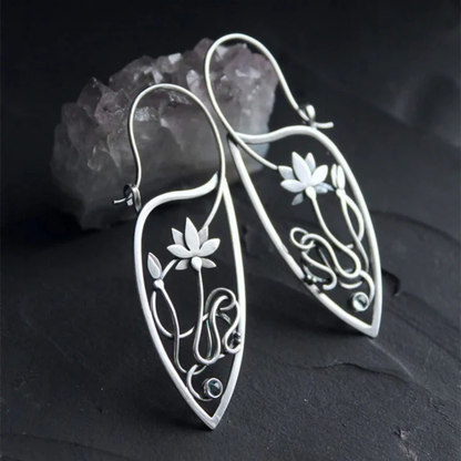 Enchanted Lotus Bloom Earrings