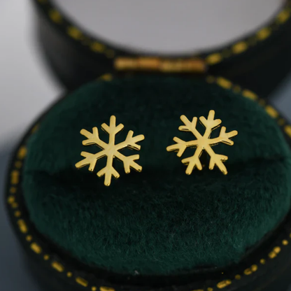 Winter’s Whisper Snowflake Earrings