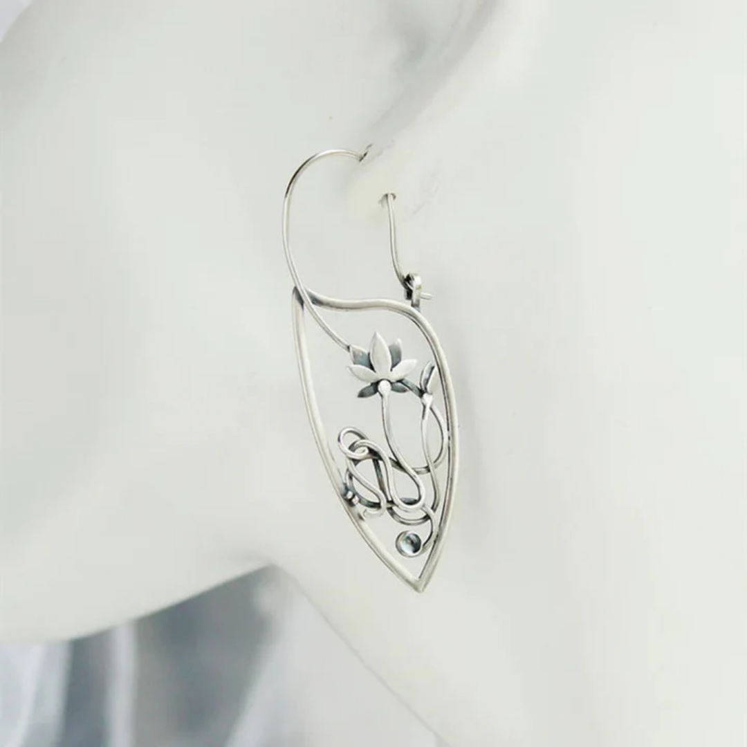 Enchanted Lotus Bloom Earrings