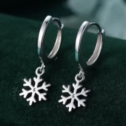 Winter’s Grace Snowflake Earrings