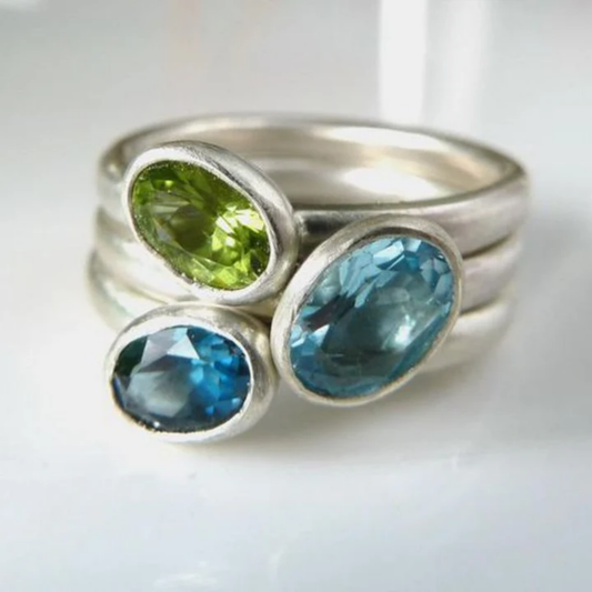 Trinity Glow Crystal Ring