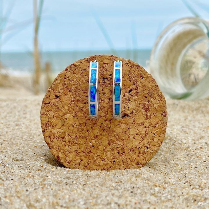 Ocean’s Horizon Hoop Earrings