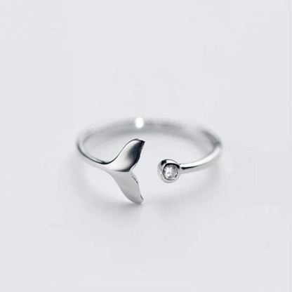 Whale’s Whisper Crystal Ring
