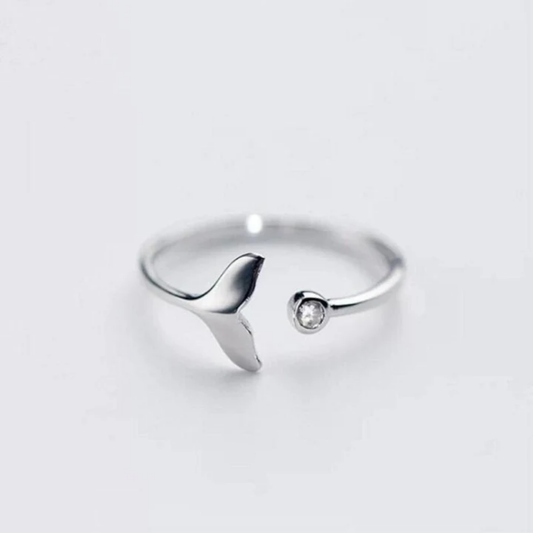 Whale’s Whisper Crystal Ring