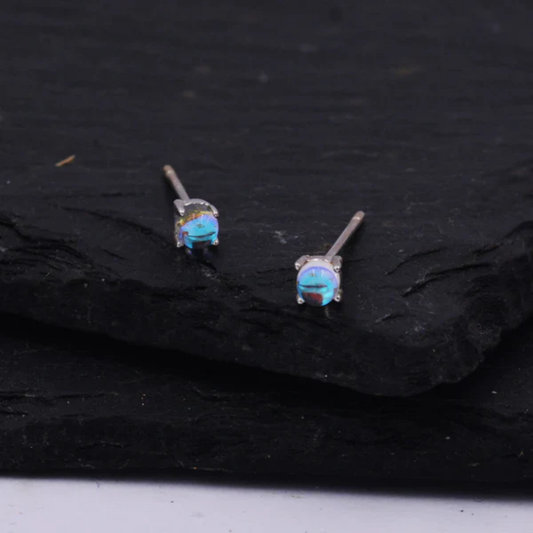 Moonlit Glow Stud Earrings