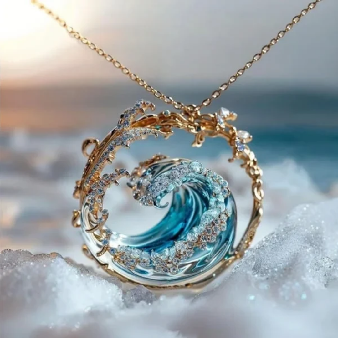 Ocean's Embrace Pendant Necklace