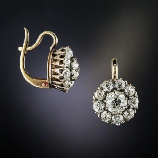 Victorian Bloom Crystal Earrings