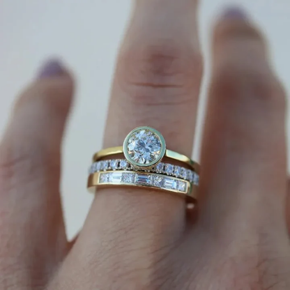 Golden Promise Radiance Ring Set