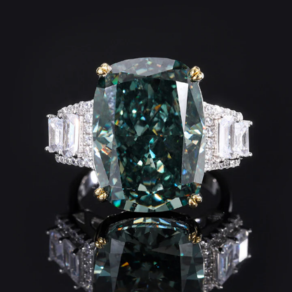Emerald Twilight Statement Ring