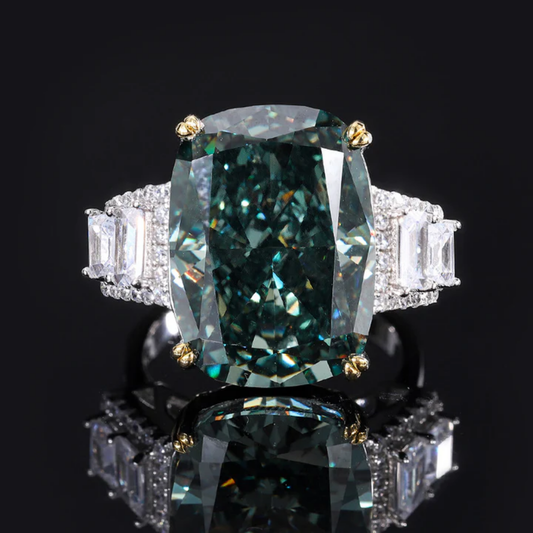 Emerald Twilight Statement Ring