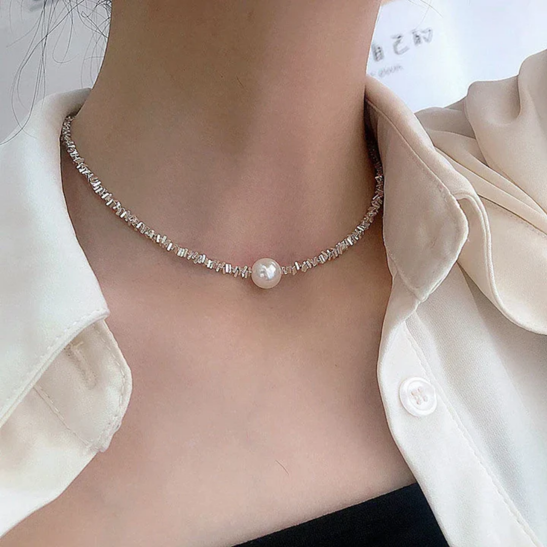 Moonlit Whisper Pearl Necklace