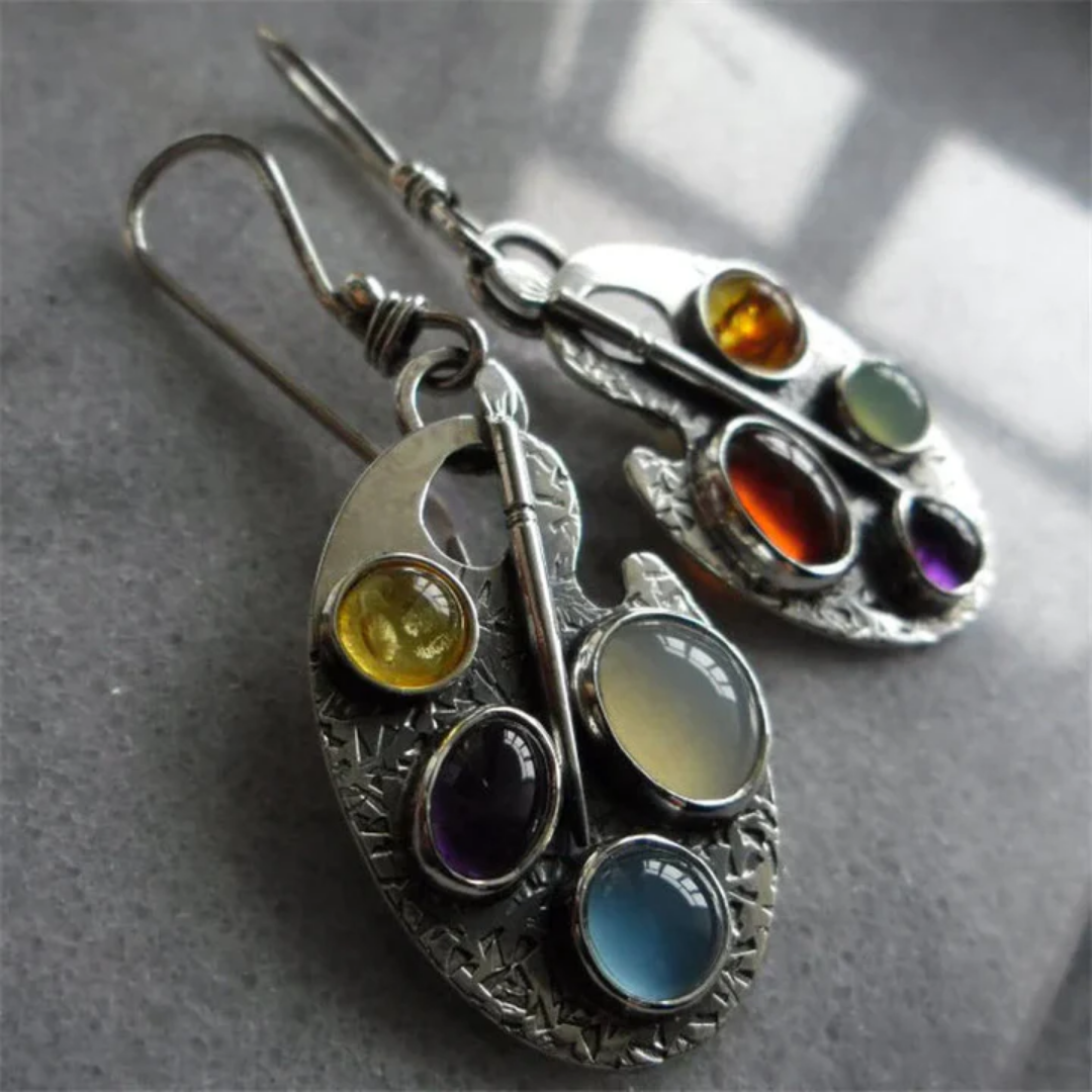 Painter’s Muse Palette Earrings