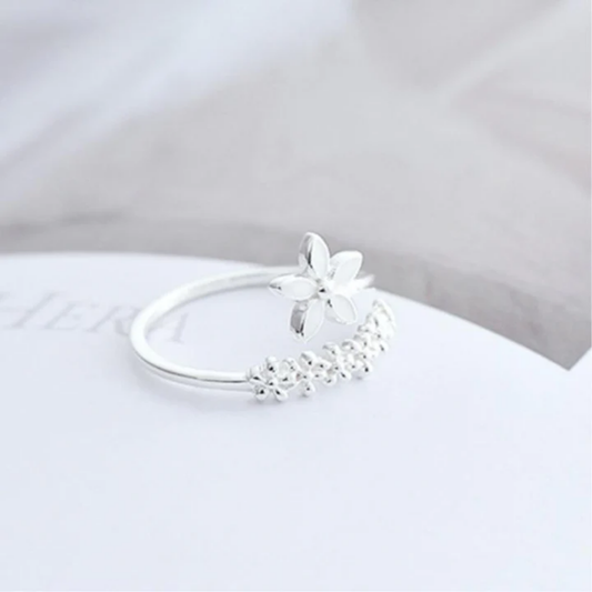 Blossom Whisper Adjustable Ring