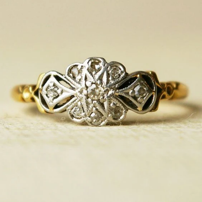Gilded Bloom Heritage Ring