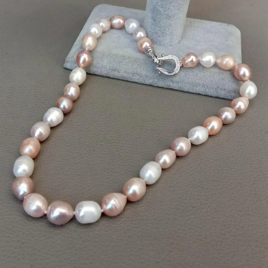 Blush Tides Pearl Necklace