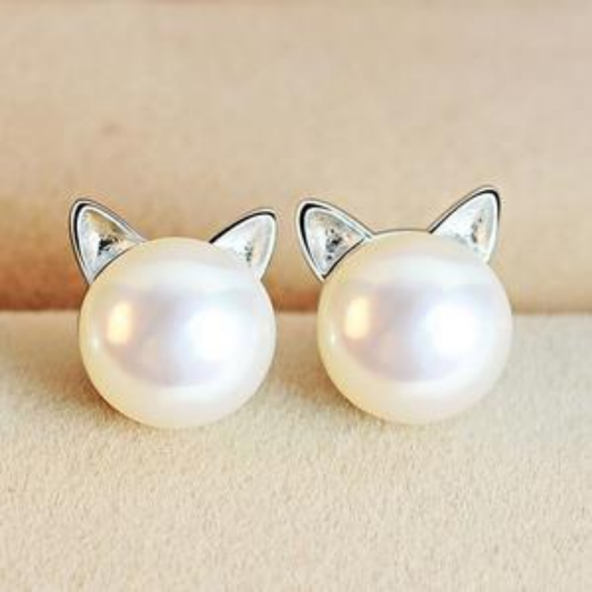 Whisker Pearl Studs