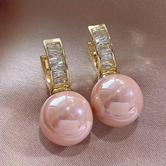 Blush Luxe Pearl Earrings