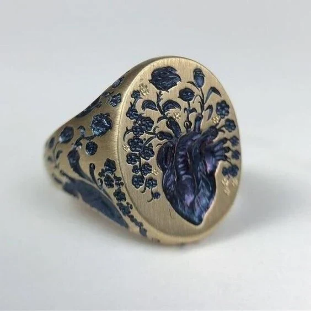 Eternal Heart Gold Ring
