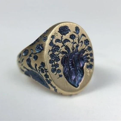 Eternal Heart Gold Ring