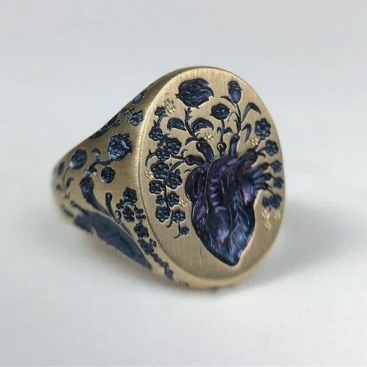 Eternal Heart Gold Ring