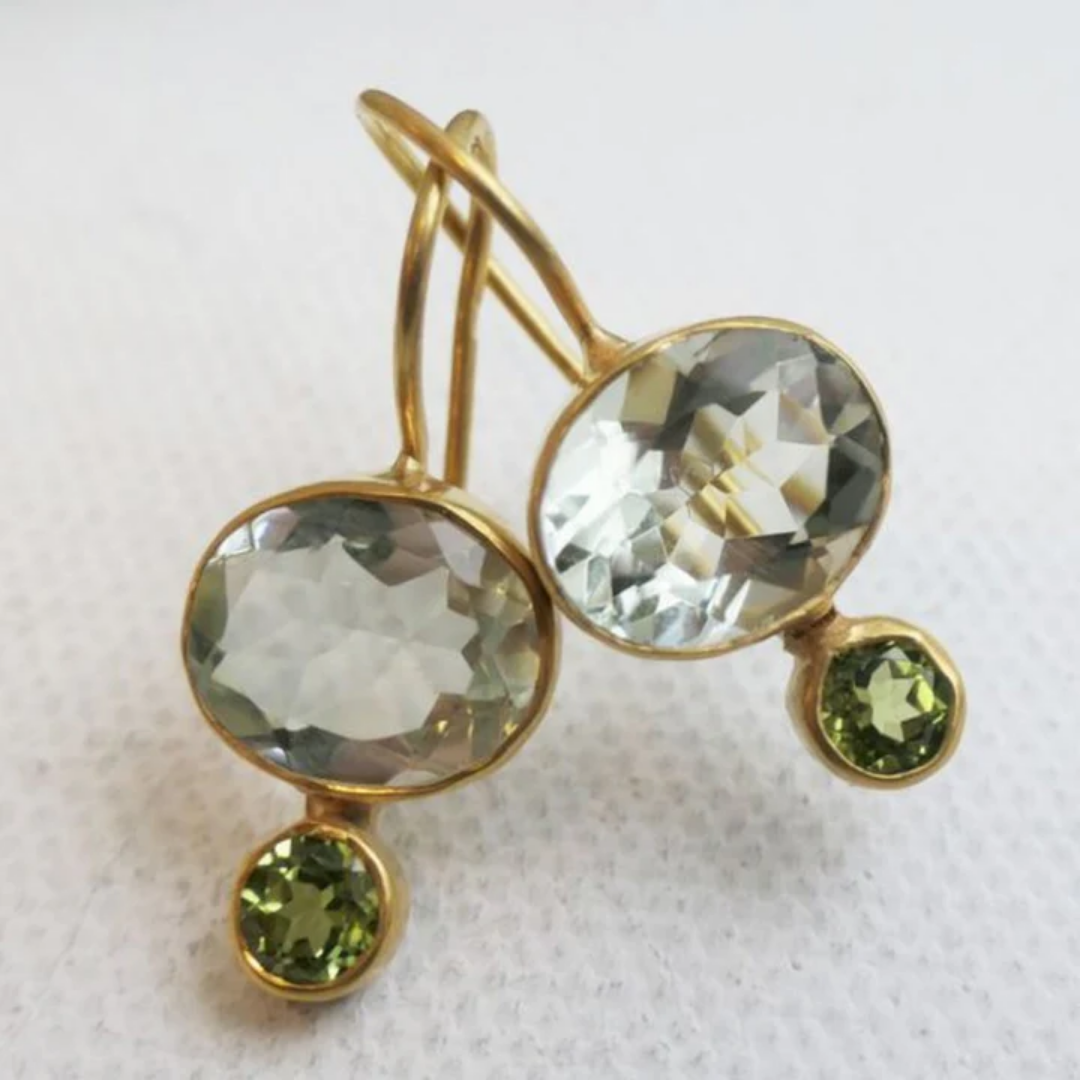 Verdant Glow Duo Earrings